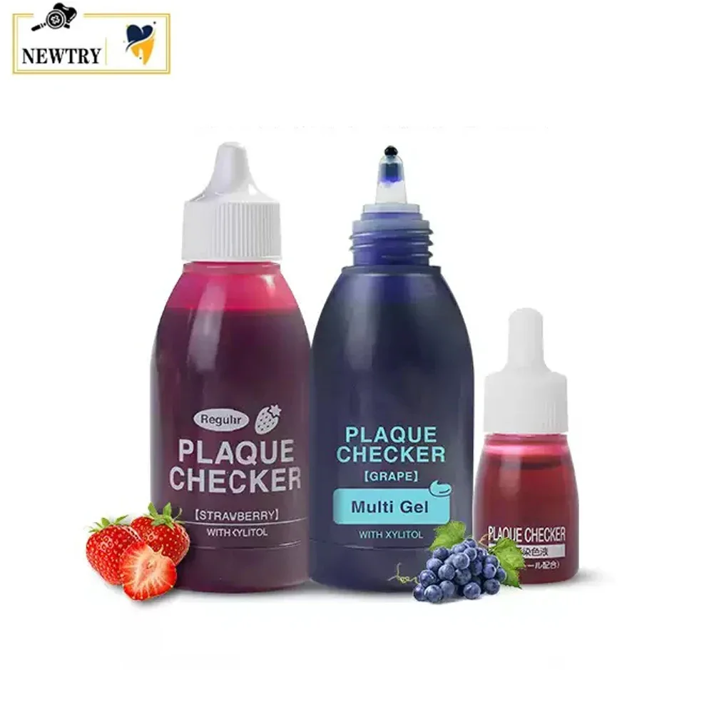 

Dental Plaque Disclosing Solution Stain For Kids Adult Tooth Plaque Regular Double Checker Food Coloring Agent Oral Hygiene Care