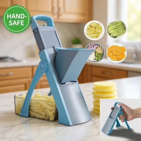 Multifunctional Vegetable Cutter Slicer Grater Manual Kitchen Shredder Slicing Tool Household Food Chopping Gadget Mandoline