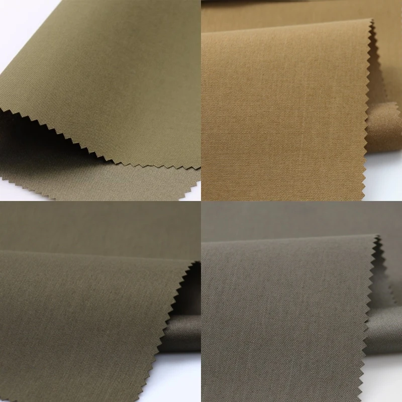 500D Polyester CB OG RG WG SG BK Fabric Coyote Brown Smoky Gray Olive Ranger Green Black Waterproof Cloth PU Coating