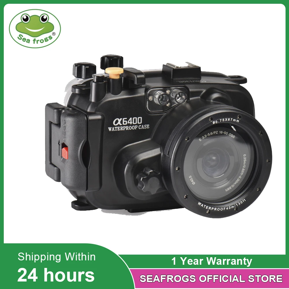 

For Sony A6400 Camera Housing Waterproof IPX 8 Diving Depth 40m Photographic Freely Underwater Protective Case Equipment