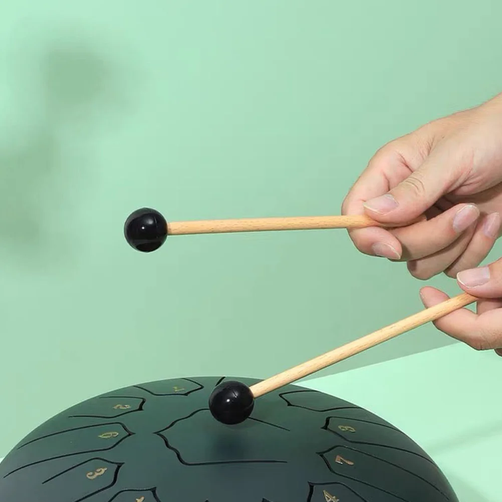 

2 Pcs Carillon Ethereal Drum Sticks Child Musical Instruments Wooden Drumstick Mallets