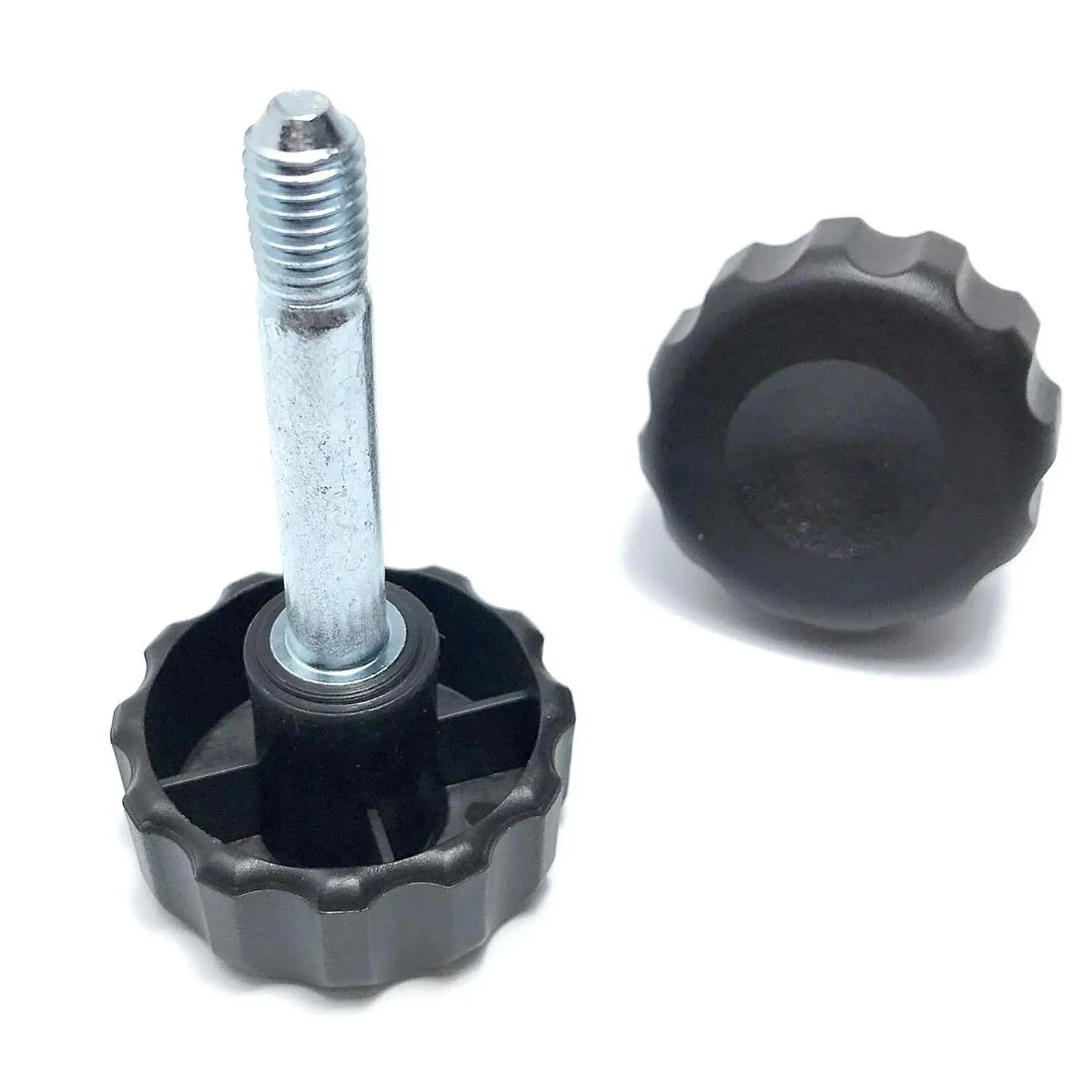 Home Gym Bolt Knob Plastic Screw Threaded Knob for Exercise Bike Adjustment and Maintenance