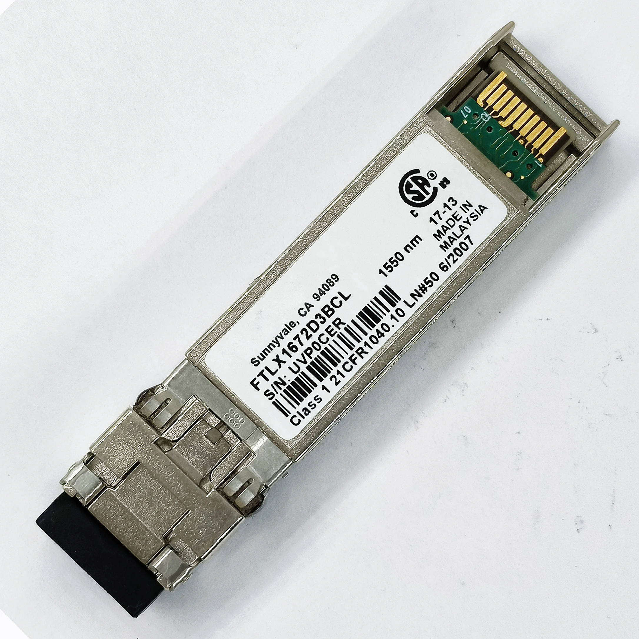 Genuine For Finisar 10G ER 1550nm 40km FTLX1671D3BCL FTLX1672D3BCL LC SFP+ Refurbished Optical Module