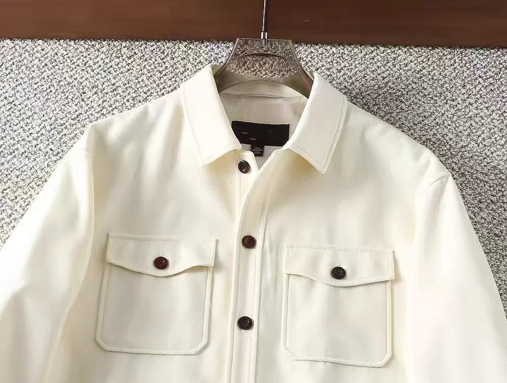 LP 25aw الكشمير طية صدر السترة الأعمال سترة عادية بسيطة #4