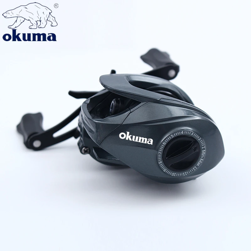 Imagem -04 - Okuma-carretel de Pesca do Carretel do Metal Resistência Máxima de 10kg Água Salgada Água Fresca Relação da Engrenagem 7.2:1
