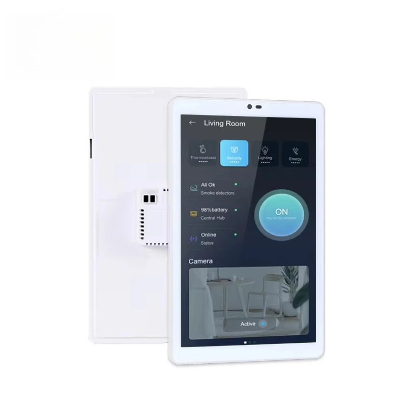 YC-SM08P White/Black Color Option 8 Inch Android 13 Smart Home Automation Central Control Panel