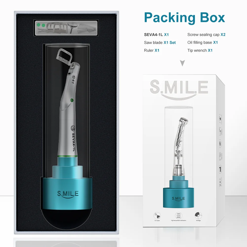 AI-EVA-ECS Labor Oral Therapie 1:1 Contra Winkel Niedriger Geschwindigkeit Dental Handstück Kieferorthopädische Interproximal Strippen Materialien