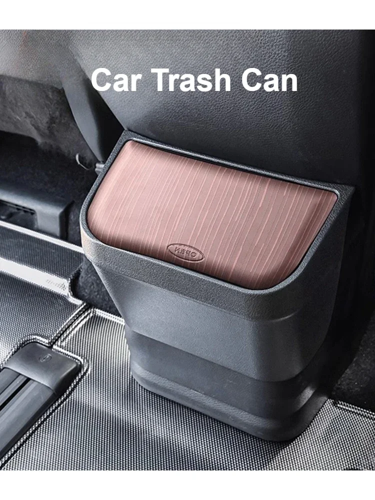 For Toyota Sienna 2021 2022 2023 2024 Car Trash Can TPE Second Row Storage Box Waterproof Interior Modification Accessories