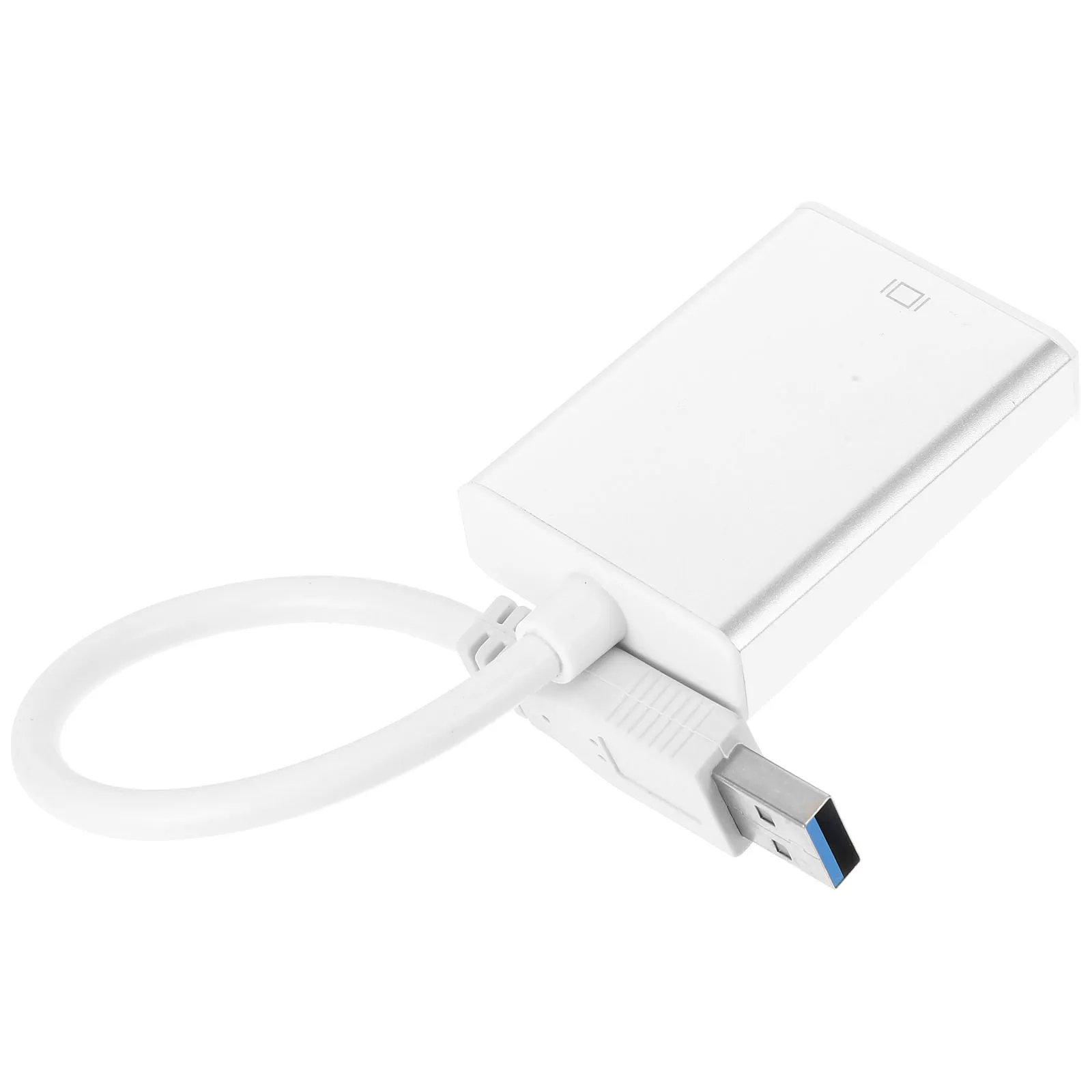

External Graphics Card Adapter USB 3.0 to VGA Converter Dual Monitor 1080P XP 7 8 Display Dock Silver