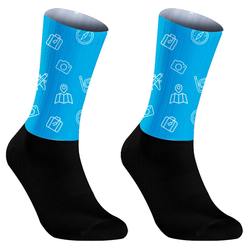 Homens e mulheres Hip-hop Sports Socks, ciclismo Socks, bicicleta Socks, Basquete Socks, Corrida Socks, Street Fashion, Roller Skating, Novo