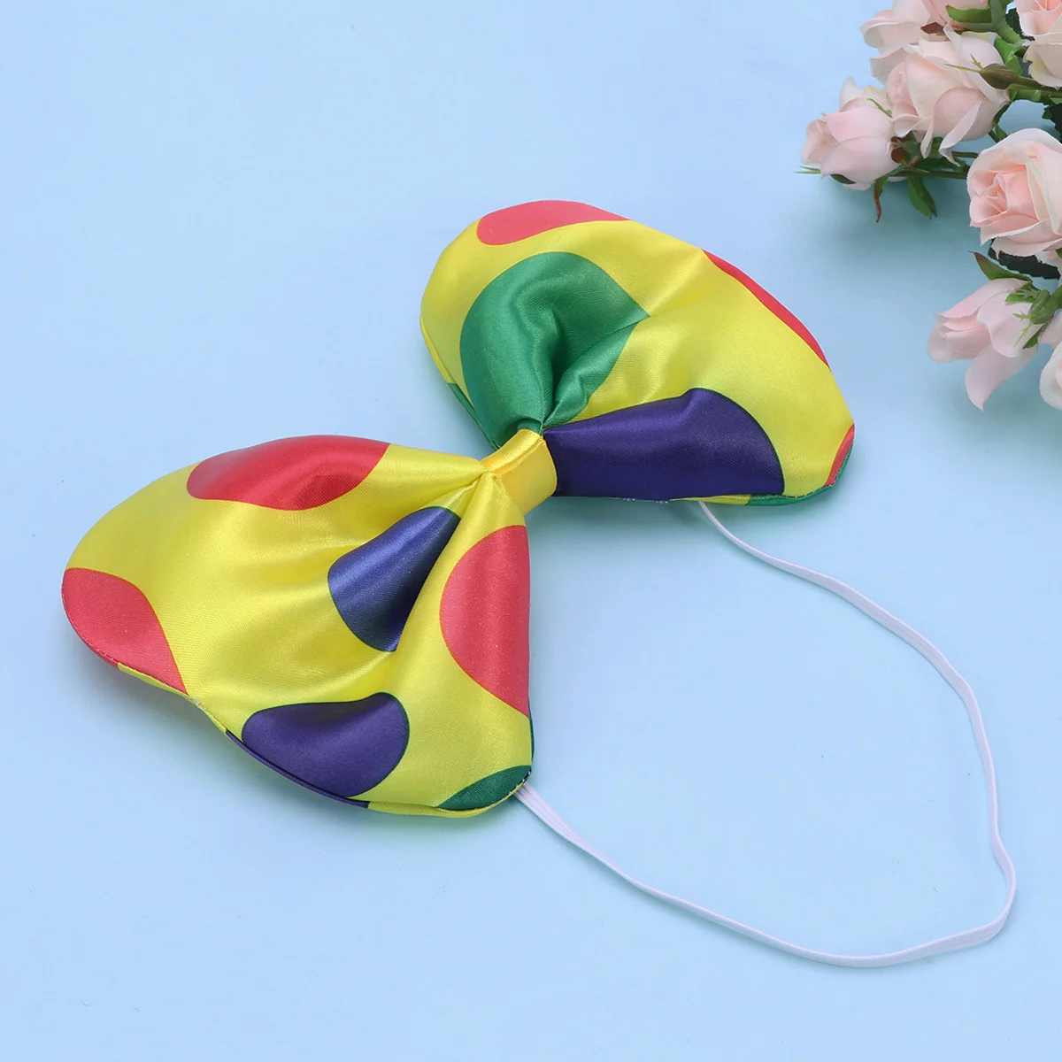 Decorative Bowknot Clown Bow Tie Fancy Costume Accessories for Halloween Masquerade Performance