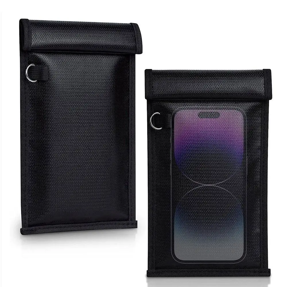 Bolsa de proteção de sinal de chave de carro, à prova d'água, à prova de fogo, bloqueio rfid, bolsa faraday, bloqueador de sinal, capa de celular