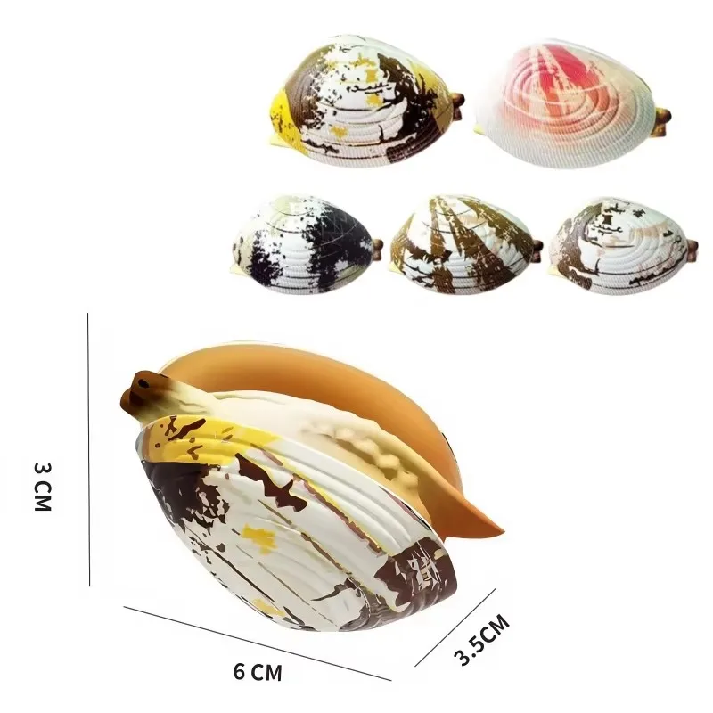 Jouet de palourde de pulvérisation d'eau, 5 pièces, armure de fleur, coquille de farces, décompression, jouet de Simulation amusant pour enfants