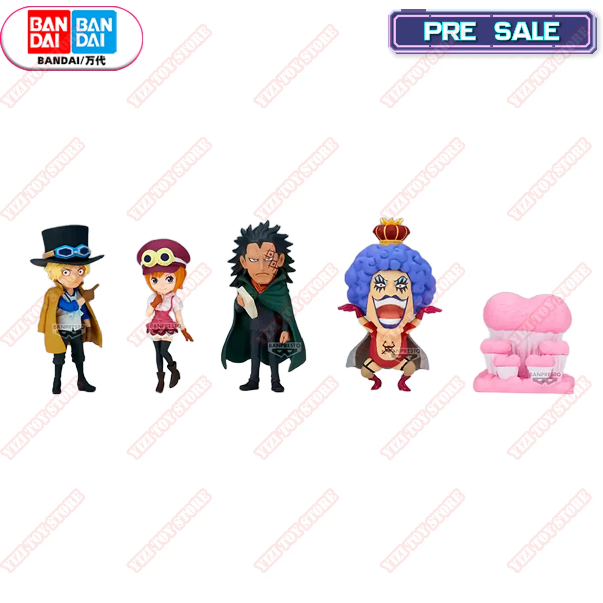 

BANDAI BANPRESTO ONE PIECE WCF Revolutionary Army Ivankov Sabo Dragon Anime Figures Action Model Toys