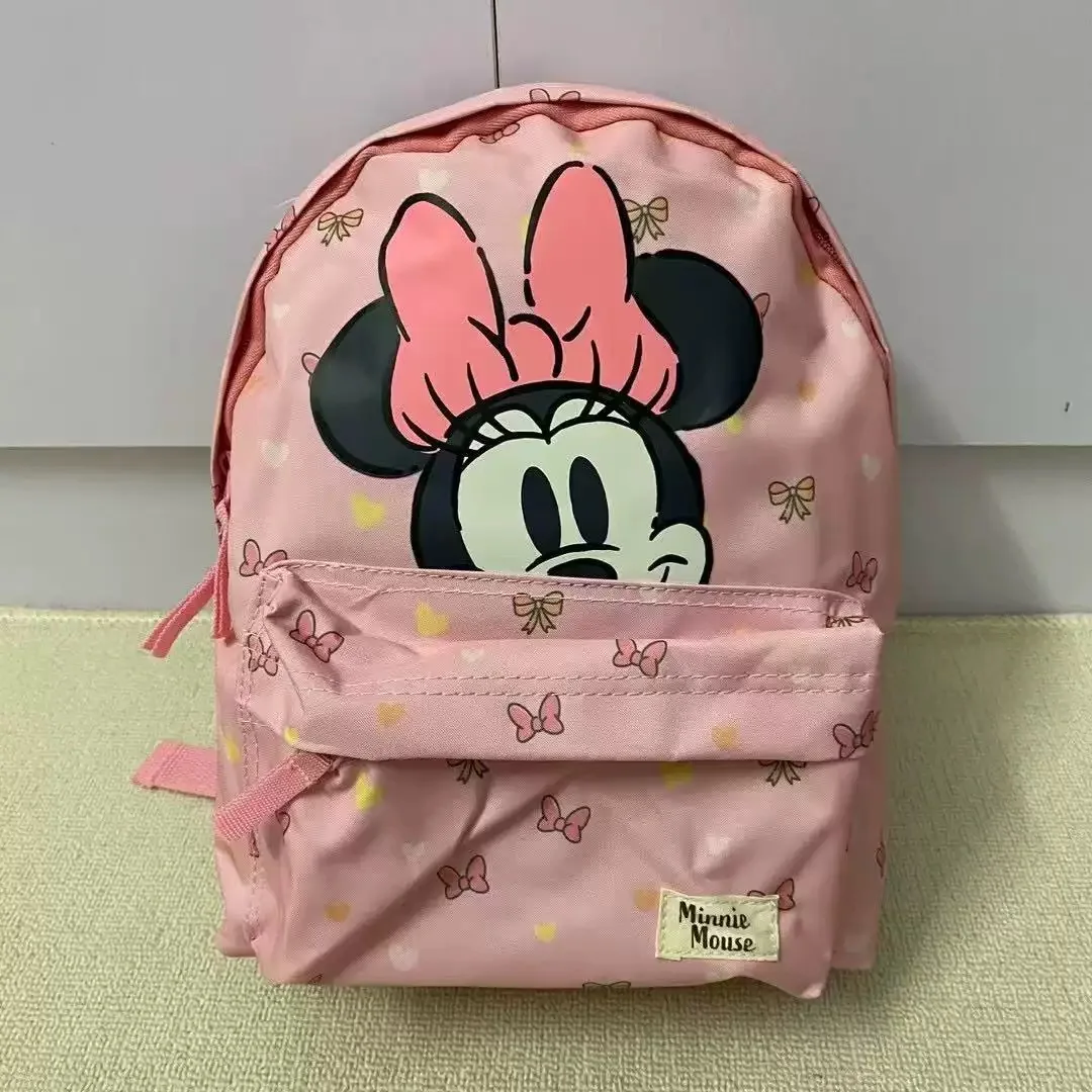 새로운 디즈니 만화 미니 미키 마우스 배낭 가방 유치원 학교 가방 레이디 배낭