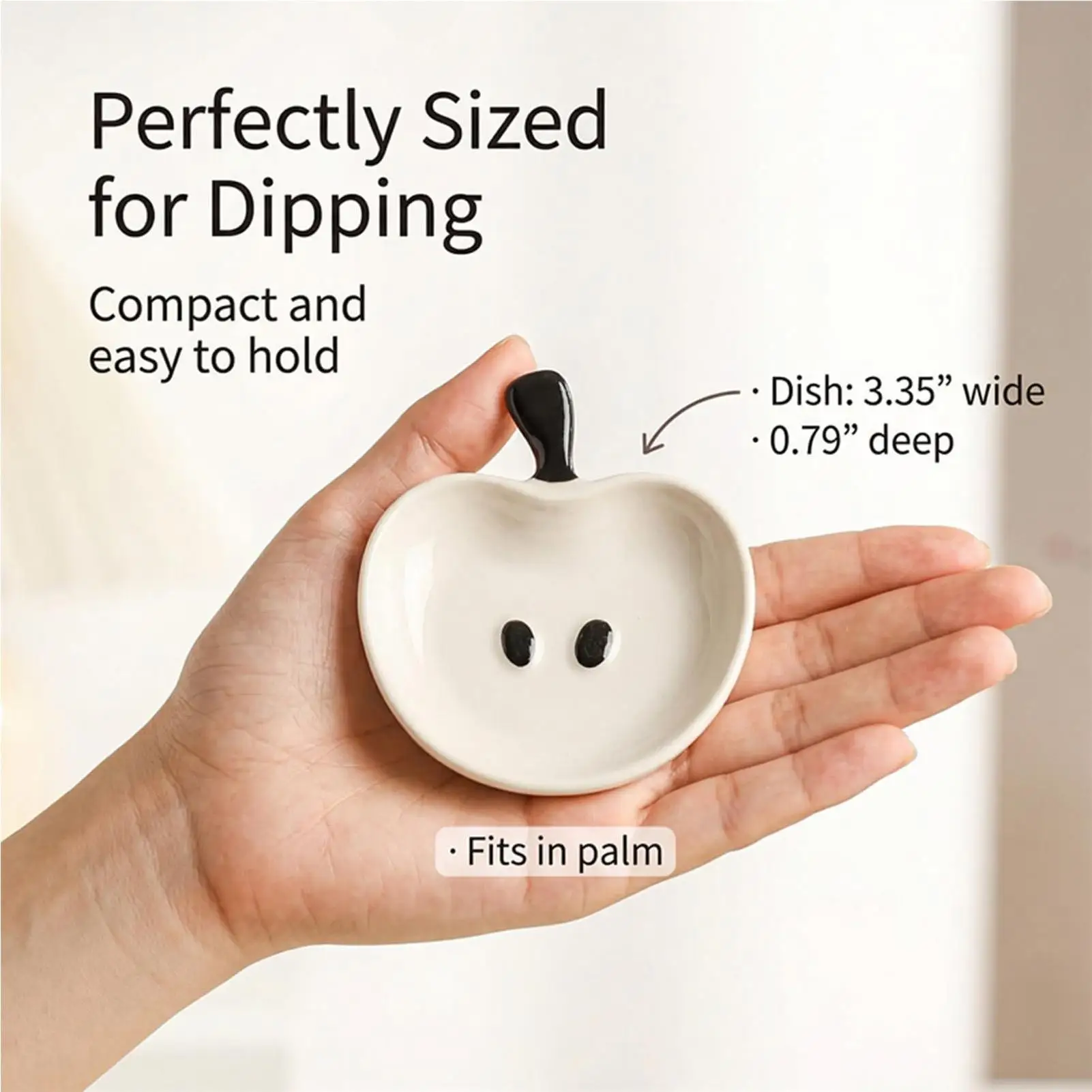 Cuencos de cerámica apilables para salsas, platos para aperitivos, cuencos para mantequilla, crema, yogur, aperitivos, patatas fritas, frutos secos, condimentos, aderezos, sushi