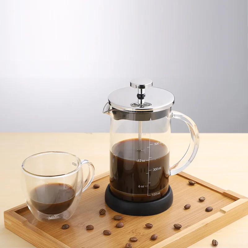 Glass French Press for Coffee Teapot for Tea with Infuser Kettle Filter Kitchen Accessories Cafe Maker Drop Ship