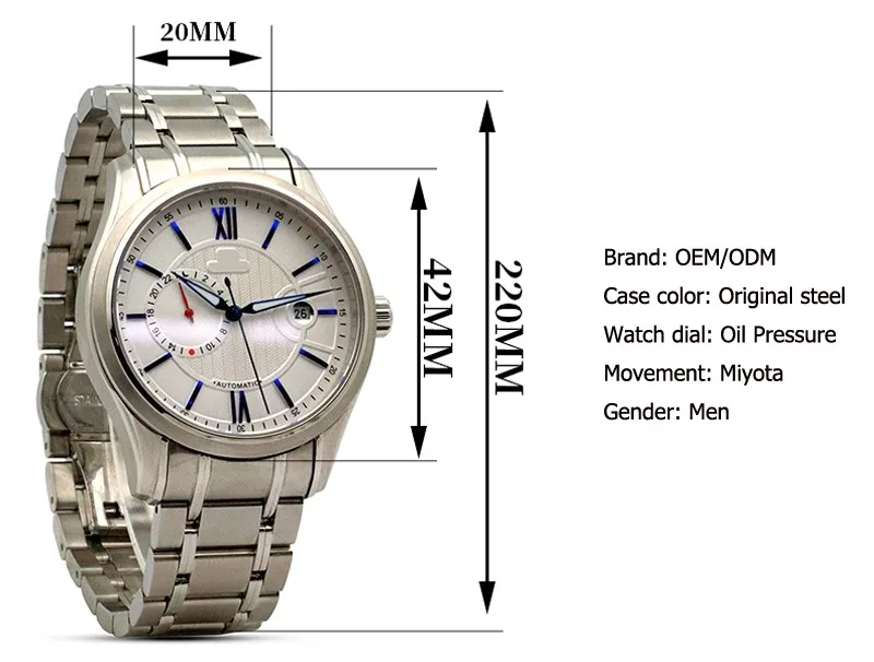 for Quartz Watch Wholesale Stainless Steel  Men Date  China Suppliers  Luxury Business watch for men