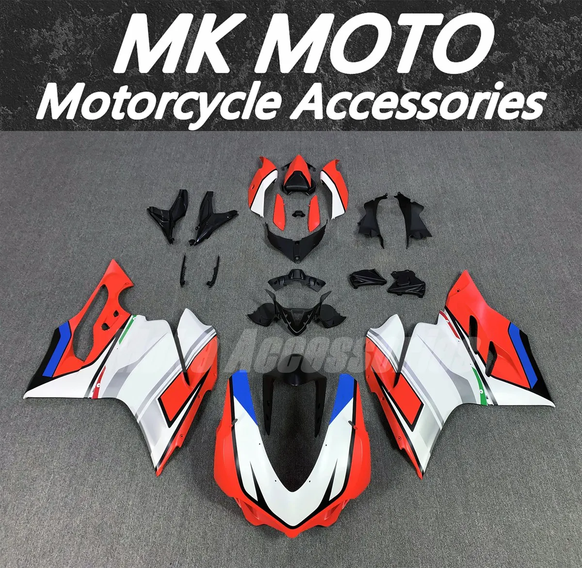 

New Fairings Kit Fit For 959 1299 Panigale 2015 2016 2017 2018 Bodywork Set Abs High Quality Injection Orange red/white