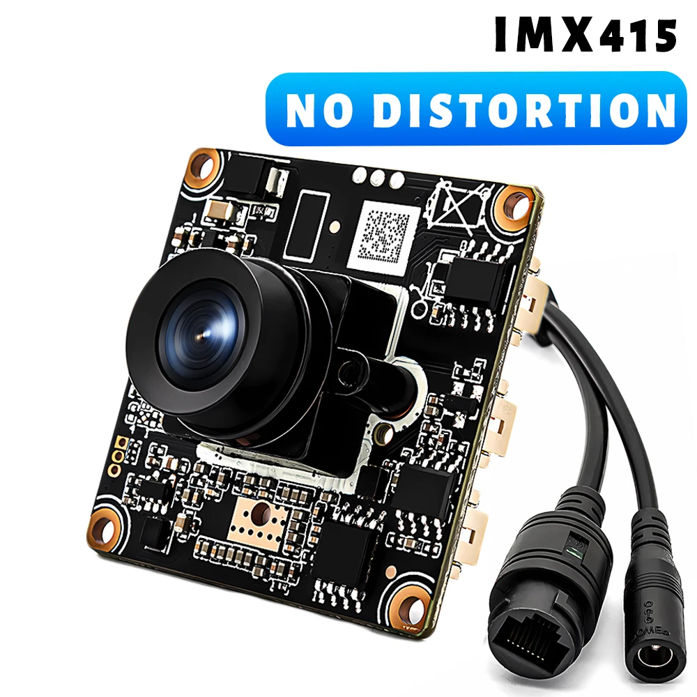 

WGWK 4K IP Camera Module Sony IMX415 SSC339G 8MP 2.8mm 92° No Distortion Lens Low illuminance RTSP P2P Onvif Security Protection