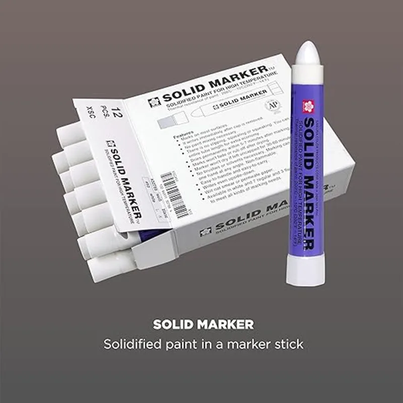 Sakura Solid Paint Markers - Permanent Marker Paint Pens - Window, Wood, & Glass Marker - Black Paint