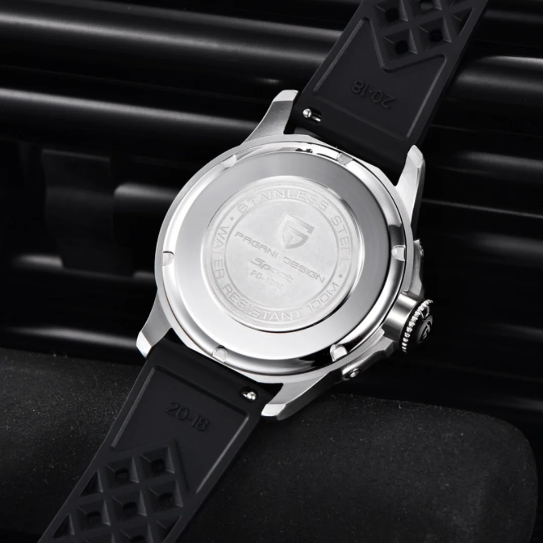 PAGANI DESIGN Luxury Smart Casual Men's Watch Multifunctional Quartz Watch Japan TMI VH88 Wristwatch Clock Sapphire Mirror