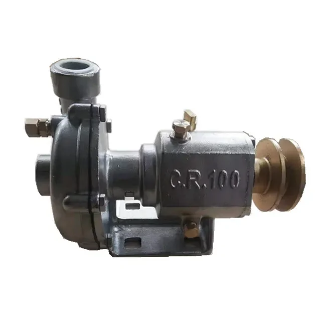 CR100 self-priming pulley electric drive motor driven pulley stainless steel marine diese l engine spare parts sea water pump