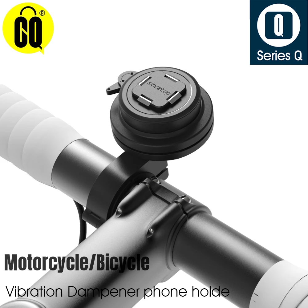 Universal Vibration Dampening Bike/Motorcycle Phone Mount - Handlebar Holder for Mountain Bikes & All Motorcycles GPS Holder