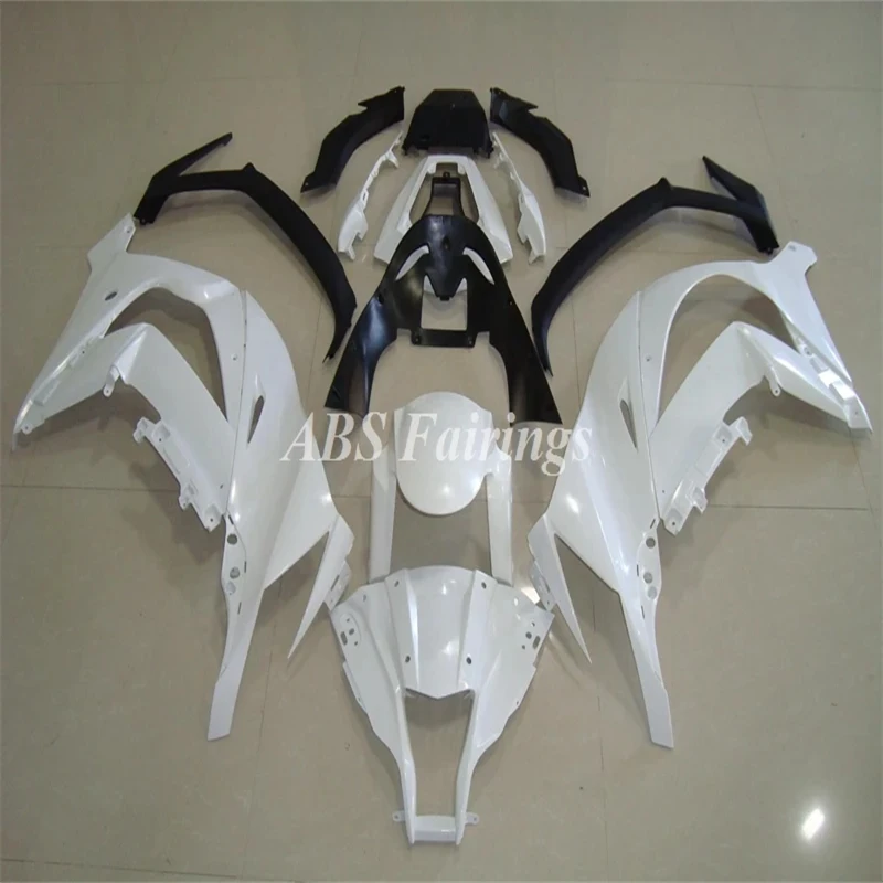 4Gifts New ABS Motorcycle Fairings Kit Fit For Kawasaki ZX10R 2011 2012 2013 2014 2015 11 12 13 14 15 Bodywork Set White Gloss