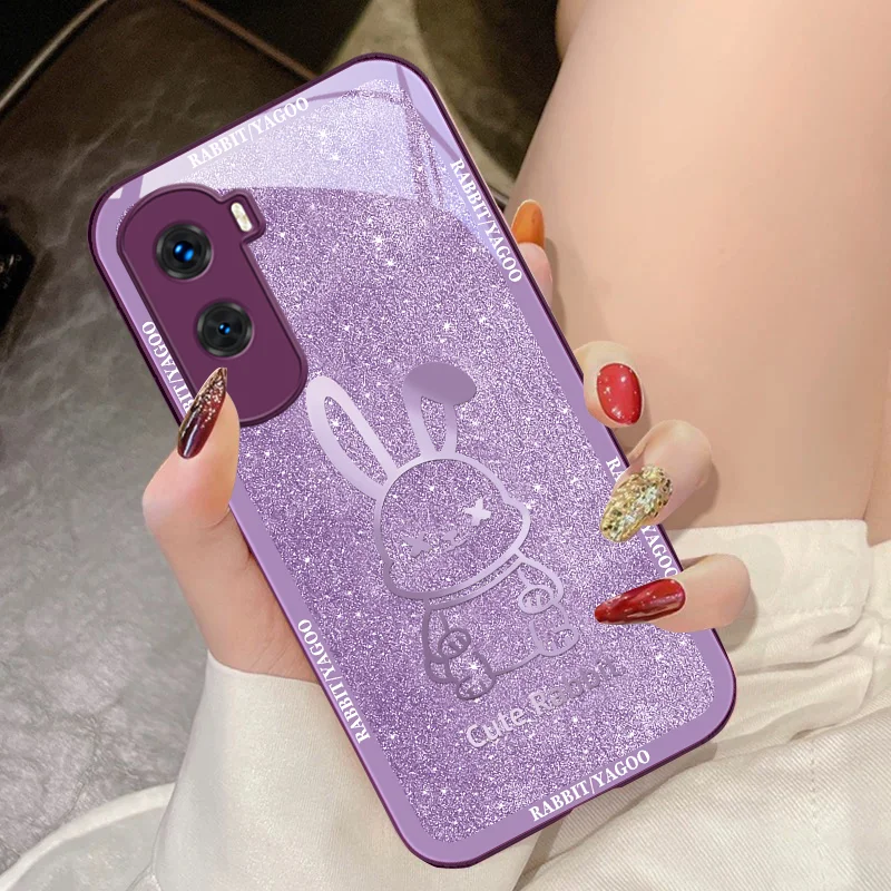 Casing ponsel motif langit berbintang warna-warni Untuk Honor 200 90 8X 9X Pro Lite P50 P40 Nova 10 11i P60 Magic4 6 Mate 20 50 casing ponsel kaca Tempered