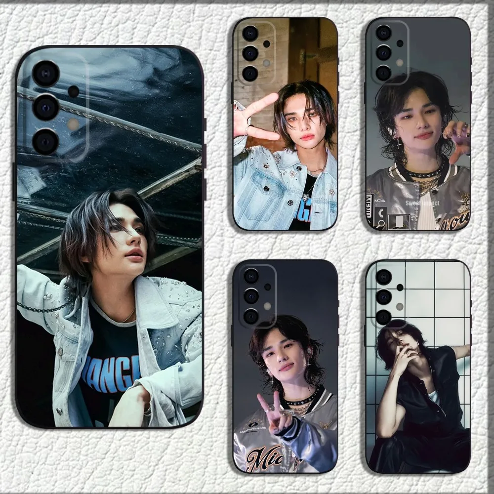 Singer H-HyunJins Phone Case For Samsung Galaxy A13,A21s,A22,A31,A32,A52,A53,A71,A80,A91 Soft Black Shell