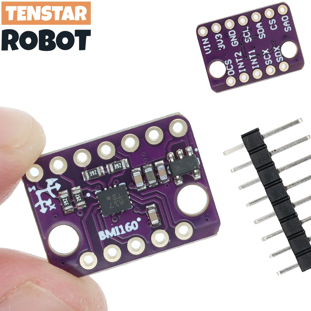 BMI160 GY-BMI160 6DOF 6-osiowy żyroskop prędkości akcelerometr grawitacyjny moduł czujnika IIC I2C protokół komunikacyjny SPI 3-5V