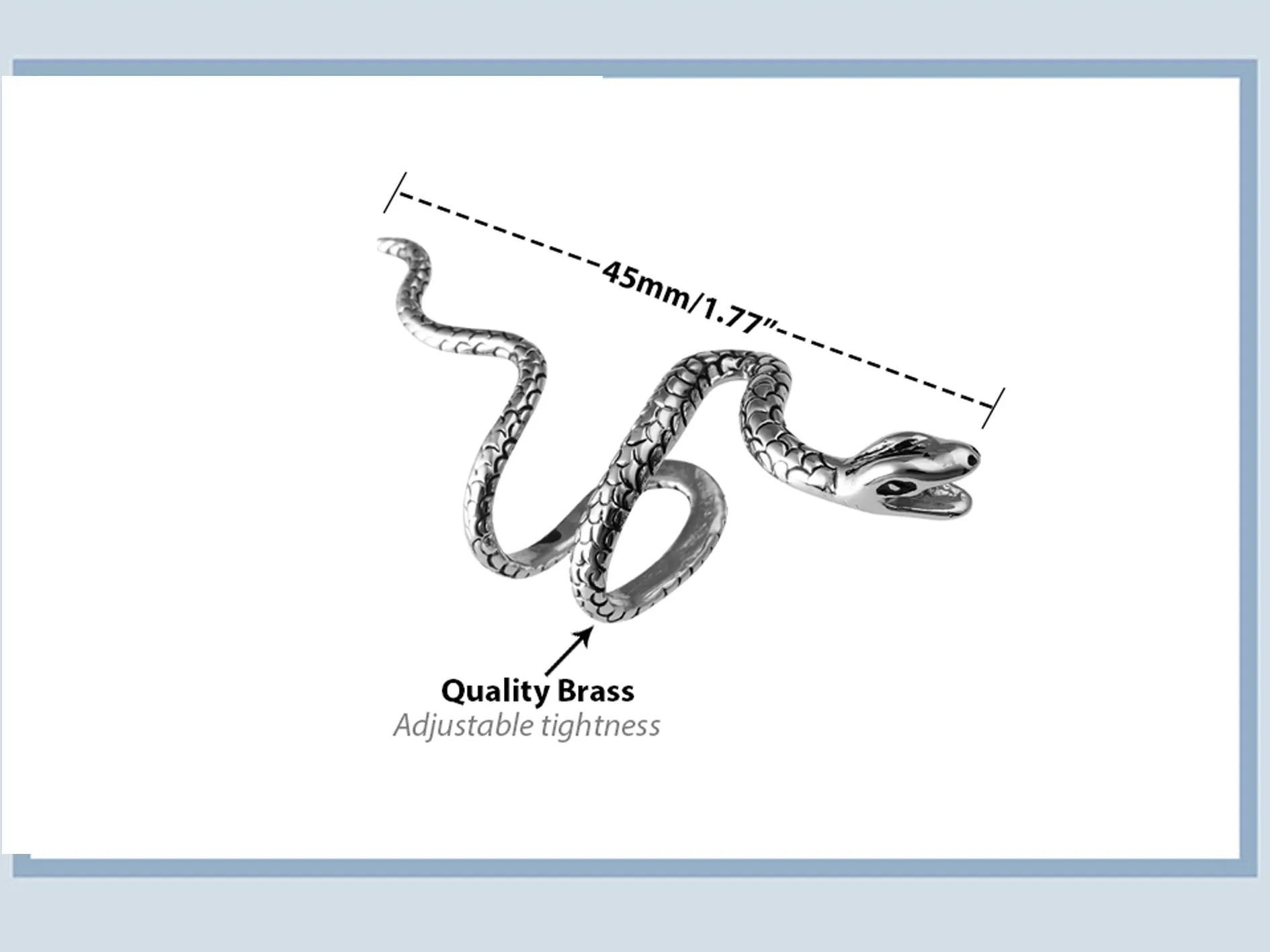 1pcs Rainbow Snake Clips On Earrings for Women Vintage Silver Color Ear Bone Clip Punk Ear Cuffs Personality Jewelry Accessories