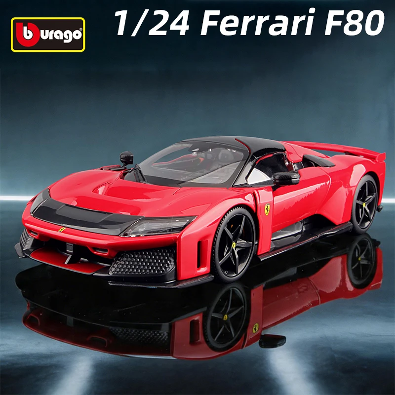bburago-1-24-Модель-спортивного-автомобиля-ferrari-f80-из-сплава-литая-под-давлением-статическая-коллекционная-игрушка-украшение