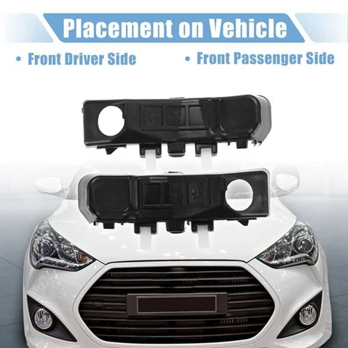 Imagen 2 del producto Soporte de parachoques delantero de coche, accesorio para Hyundai Veloster 2012-2017