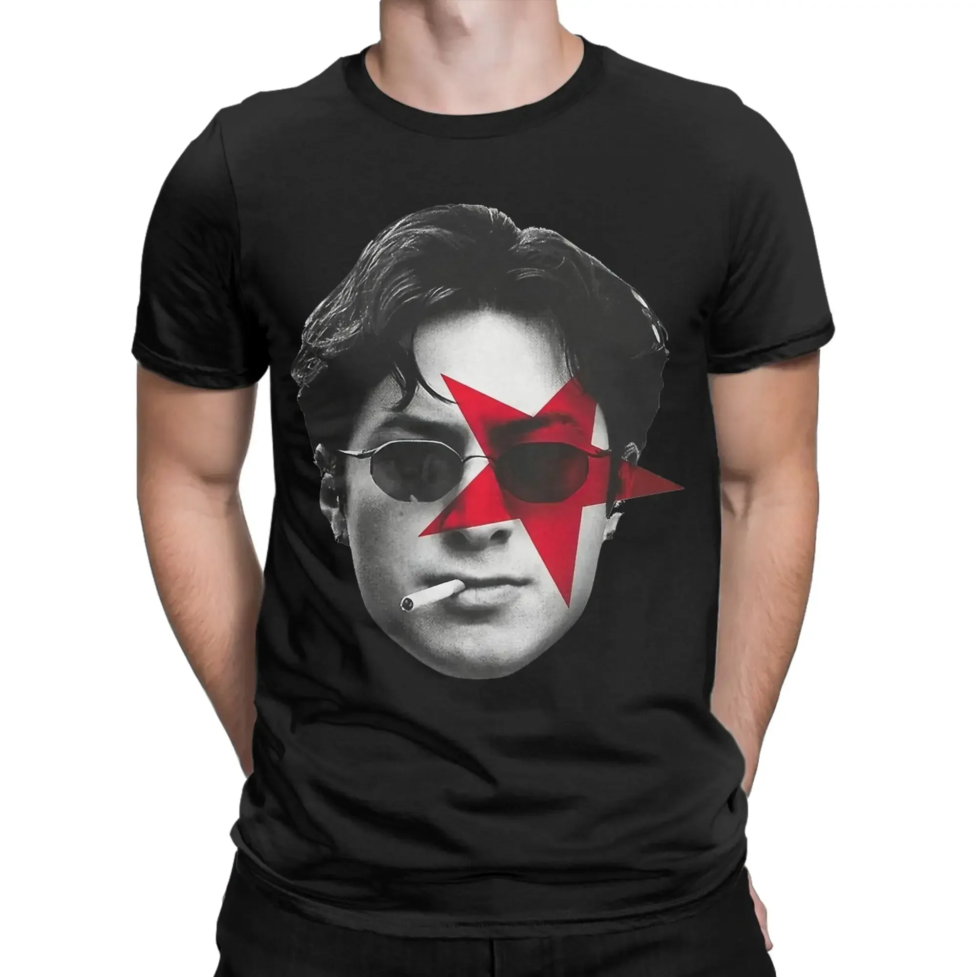 Hudson Williams Men Women Kids T-Shirts Funny Cotton Tees Short Sleeve Crew Neck plus Size Clothing Big Head Smoking Design
