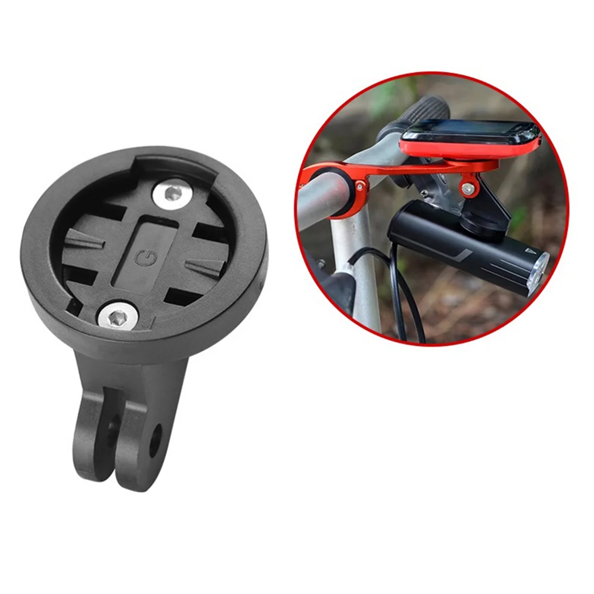 (A03R) For Garmin Gopro Combo Mount Holder Bracket Adapter Quick Release Camera Headlight Adapter Camera Fixing Base Style B