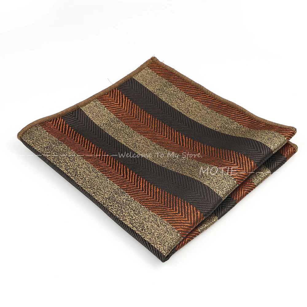 Cashew Flower Polyester Pocket Square for Men