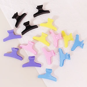 Klipler için saç, kelebek düz, kadınlar için, klipler, kaymaz, 12 parça 8 kısa saçlı en çok satan kanca-no. 7