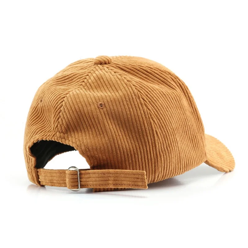 New mens casual corduroy baseball cap Women Sports leisure snapback hat cycling hat fishing cap gorras