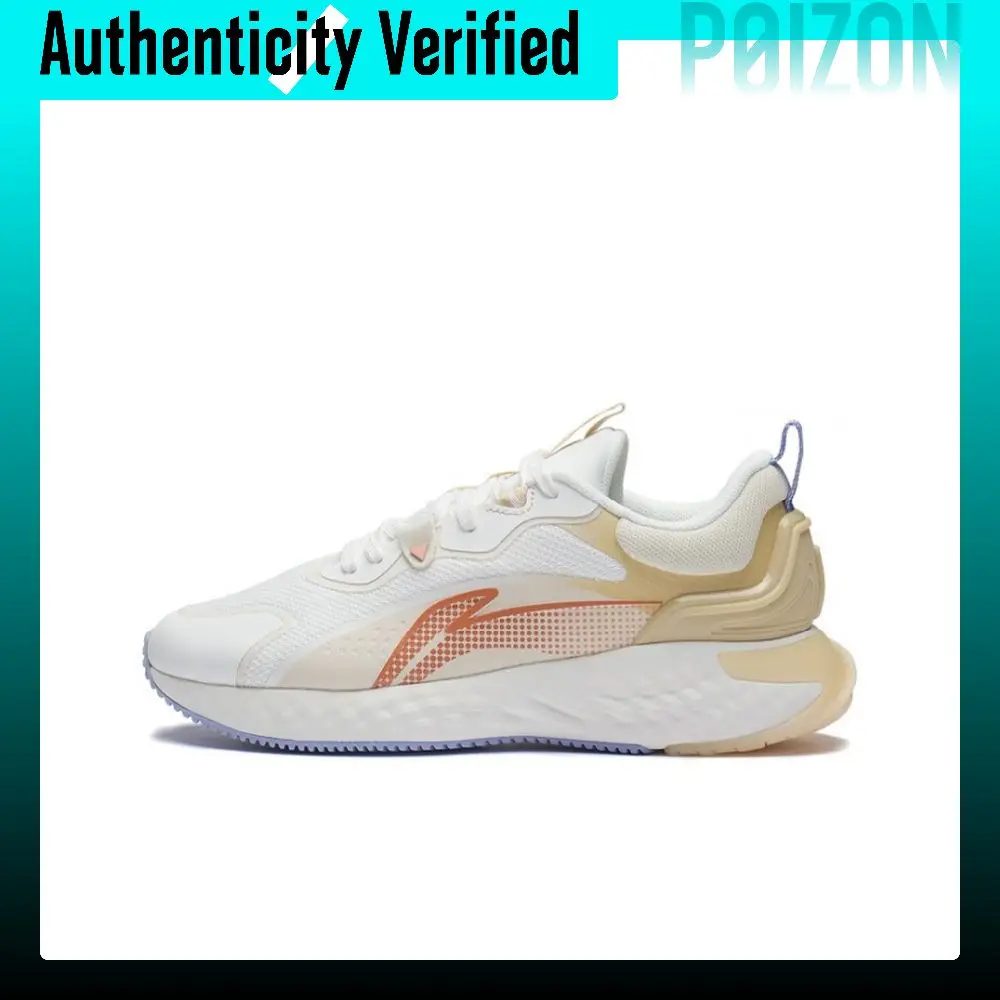 Li Ning Cushioning Low top Sports Casual Shoes Women's Khaki AGLS212-5