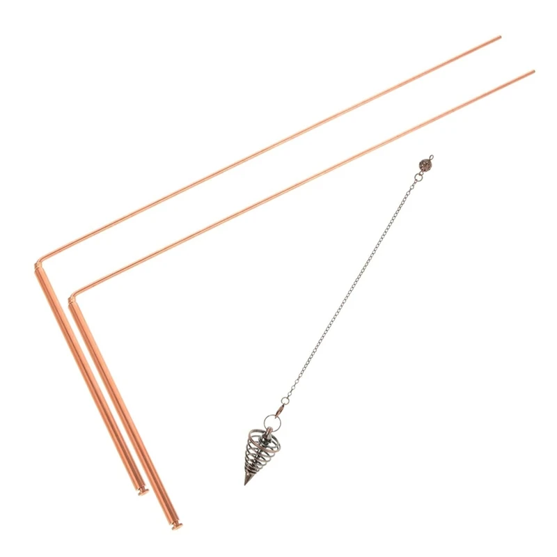 Copper Dowsing Rods Brass Divining Rods For Ghosthunting Tools, Divining Water, Treasure, Buried Items