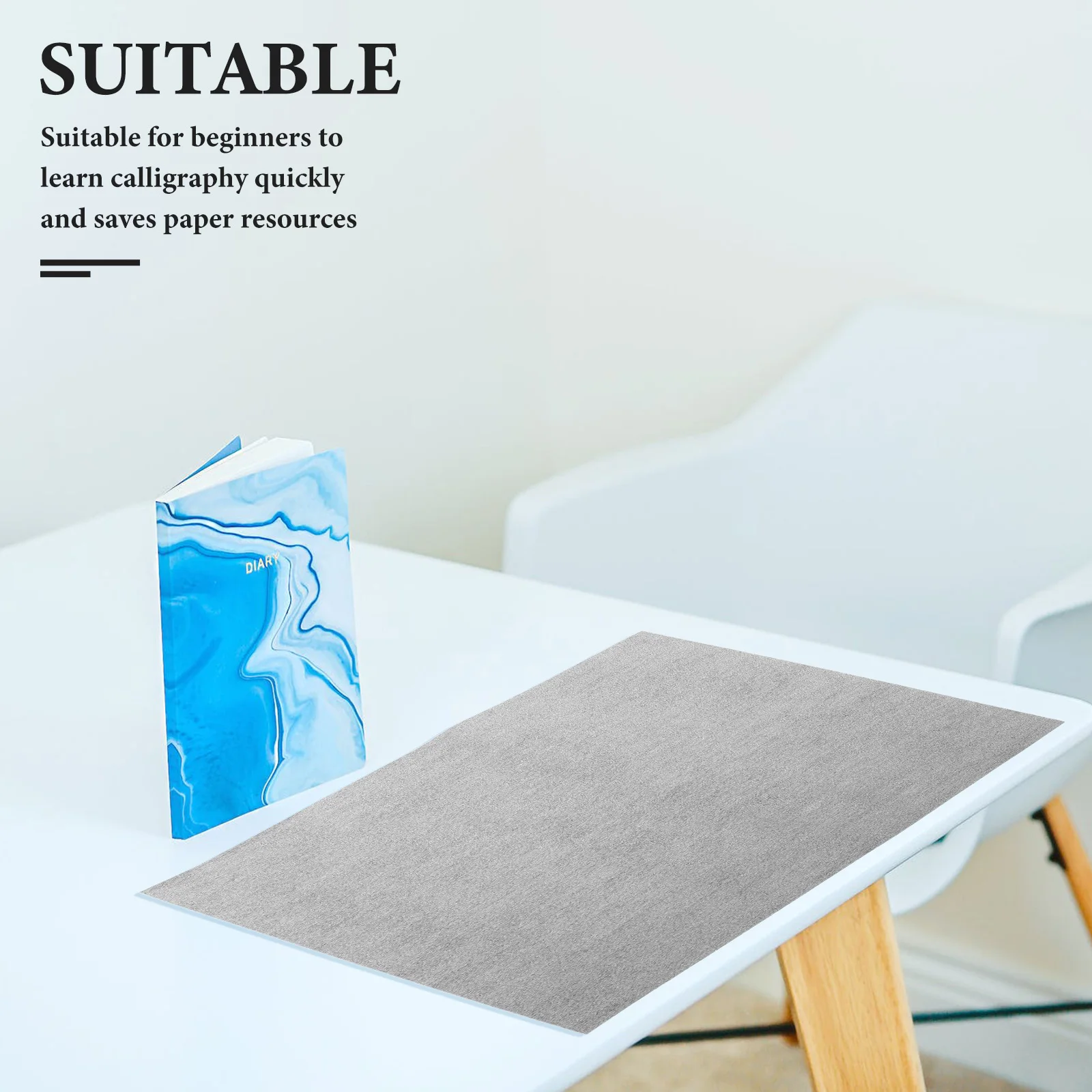 

6 Sheets Water Writing Cloth Reusable Thick Calligraphy Mat Chinese Calligraphy Paper Practice for Students Beginners Writing