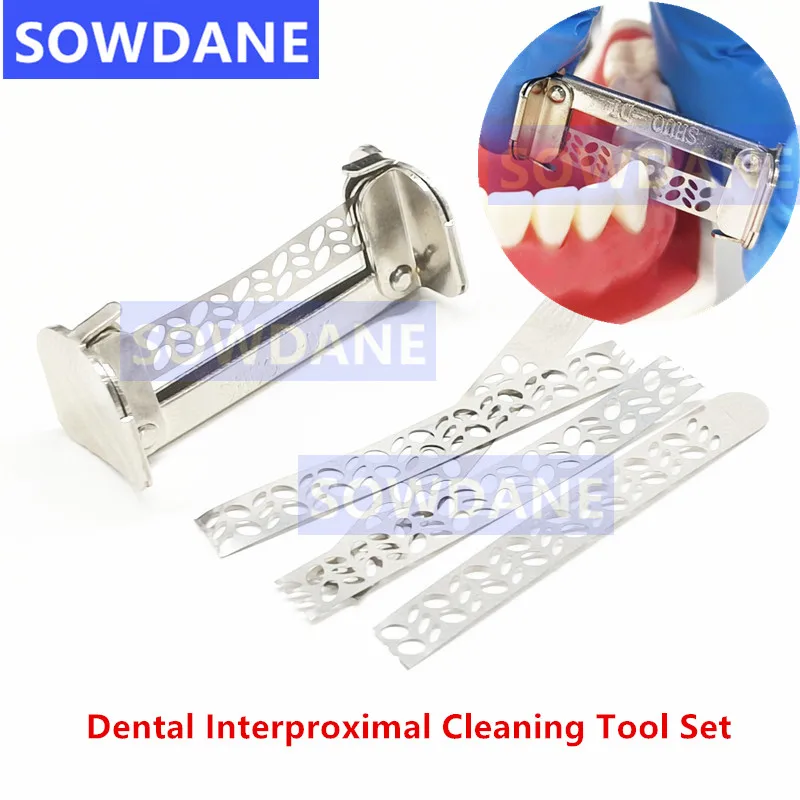 Dental Orthodontic Interproximal Enamel Reduction Treatment Polystrip Cleaning Strip Polishing Strips Material Tool Set