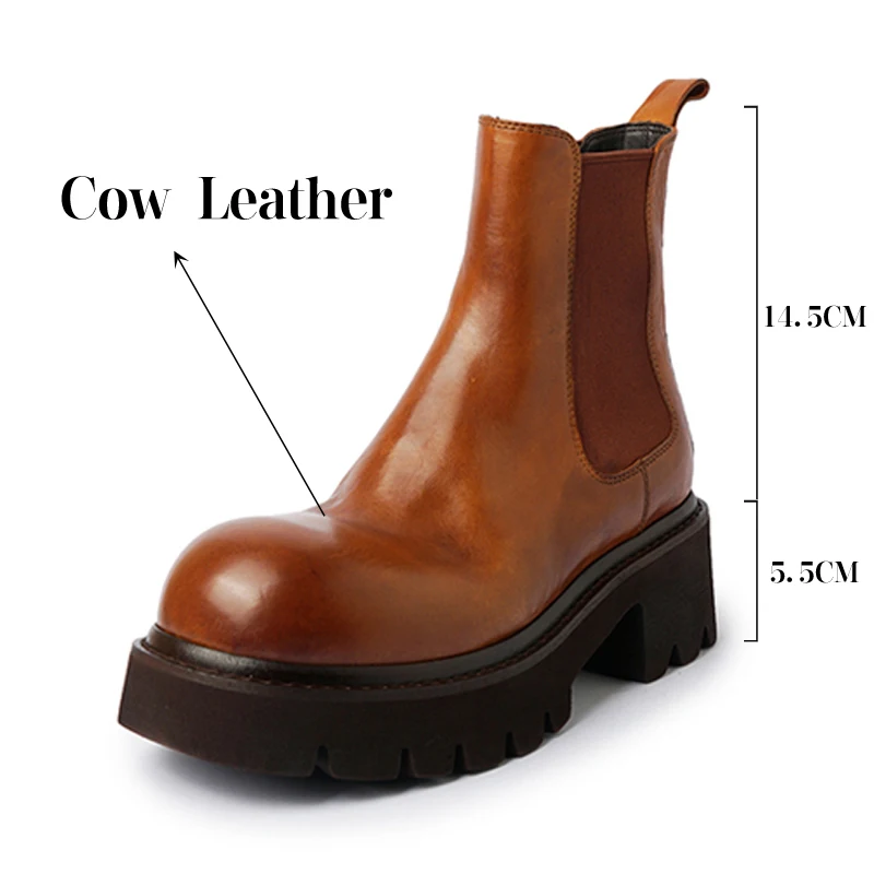 TULING JUN 2023 Autumn Winter Women's Shoes Rounded Toe Chunky High Heel Comfort Ultralight Retro Chimney Boots For Women TL1816