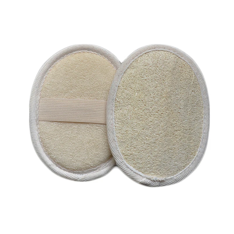 Natural Loofah Body Scrubber, Esponja Esfoliante De Banho, Escovas macias, Clearner Pad, Esfoliador, Chuveiro Puff, Ferramenta De Cuidados Com A Pele