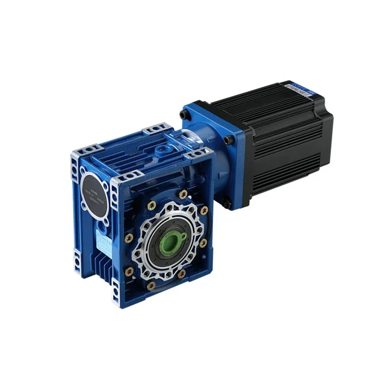 50Rpm 133.7Nm 1Kw 1000W 48V Brushless Worm Drive Gear Bldc Motor