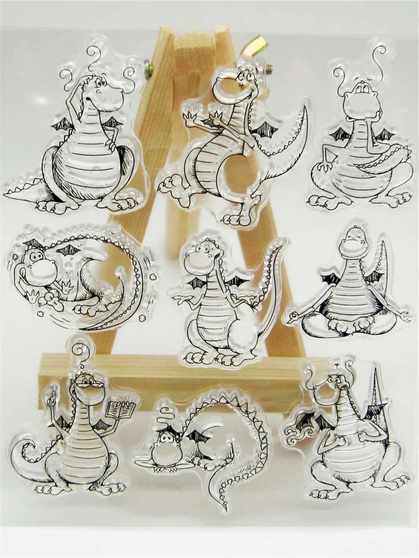 CustomClear Dancing Cow Silicone Rubber Stamp, Metal Die Sheet Cling, Scrapbooking DIY, Cute Pattern, Photo Album Stamp