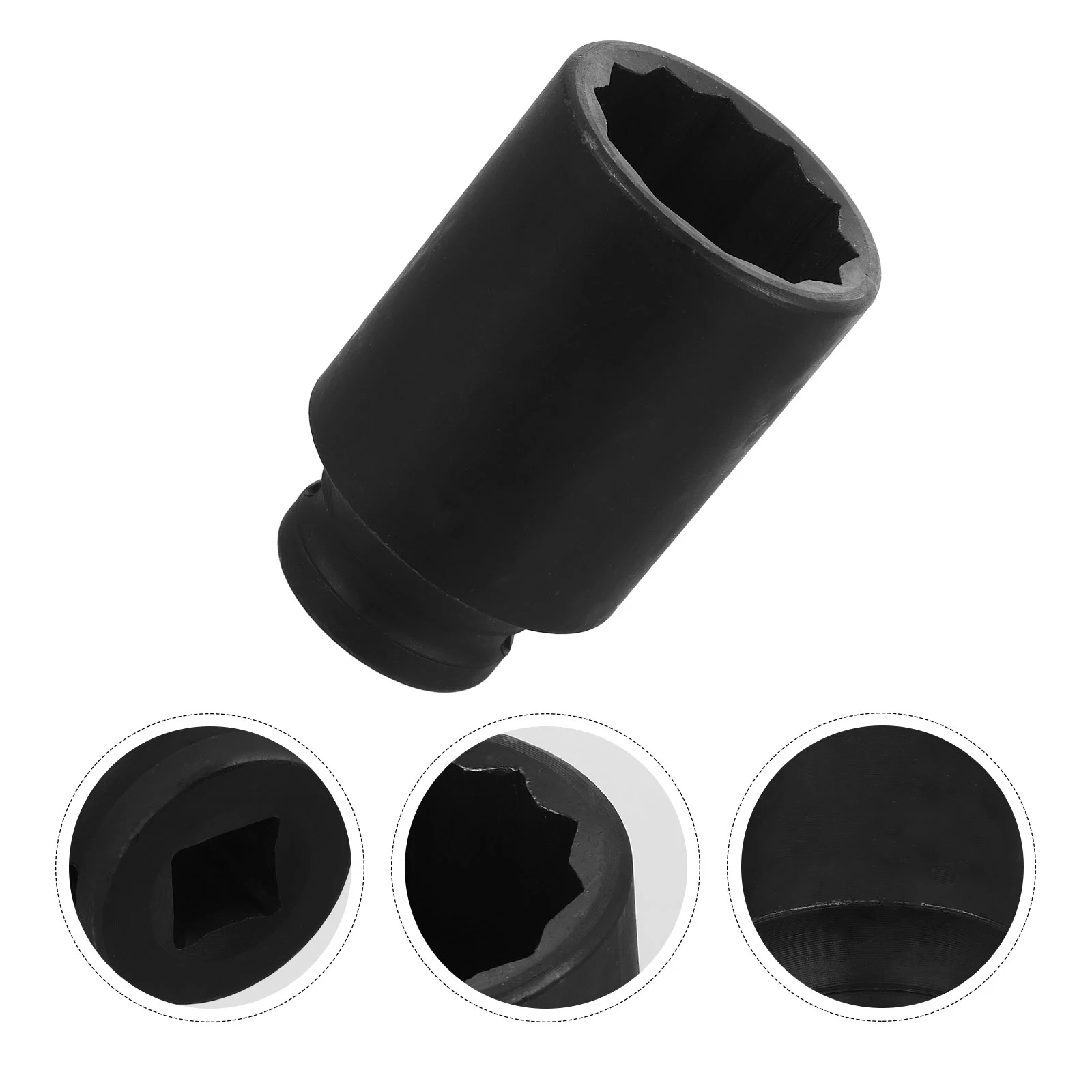 

Heavy Duty Impact 1/2 Drive 36Mm Lug Nut Replacement Socket For Wheel Lock Flip Socket Axle Nut Remover Repair Tool For Vehicle