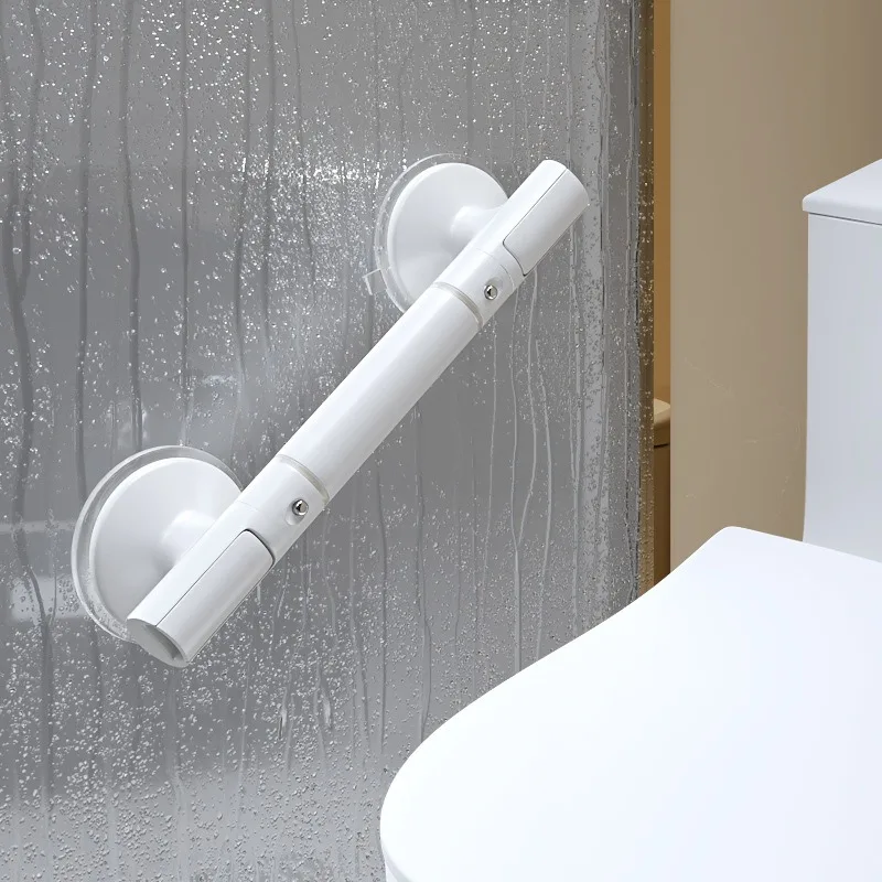 Bathroom Handrail Railing, Elderly Toilet Non-slip Safety Handle The Elderly Household Toilet Non-punching Suction Cup Handle